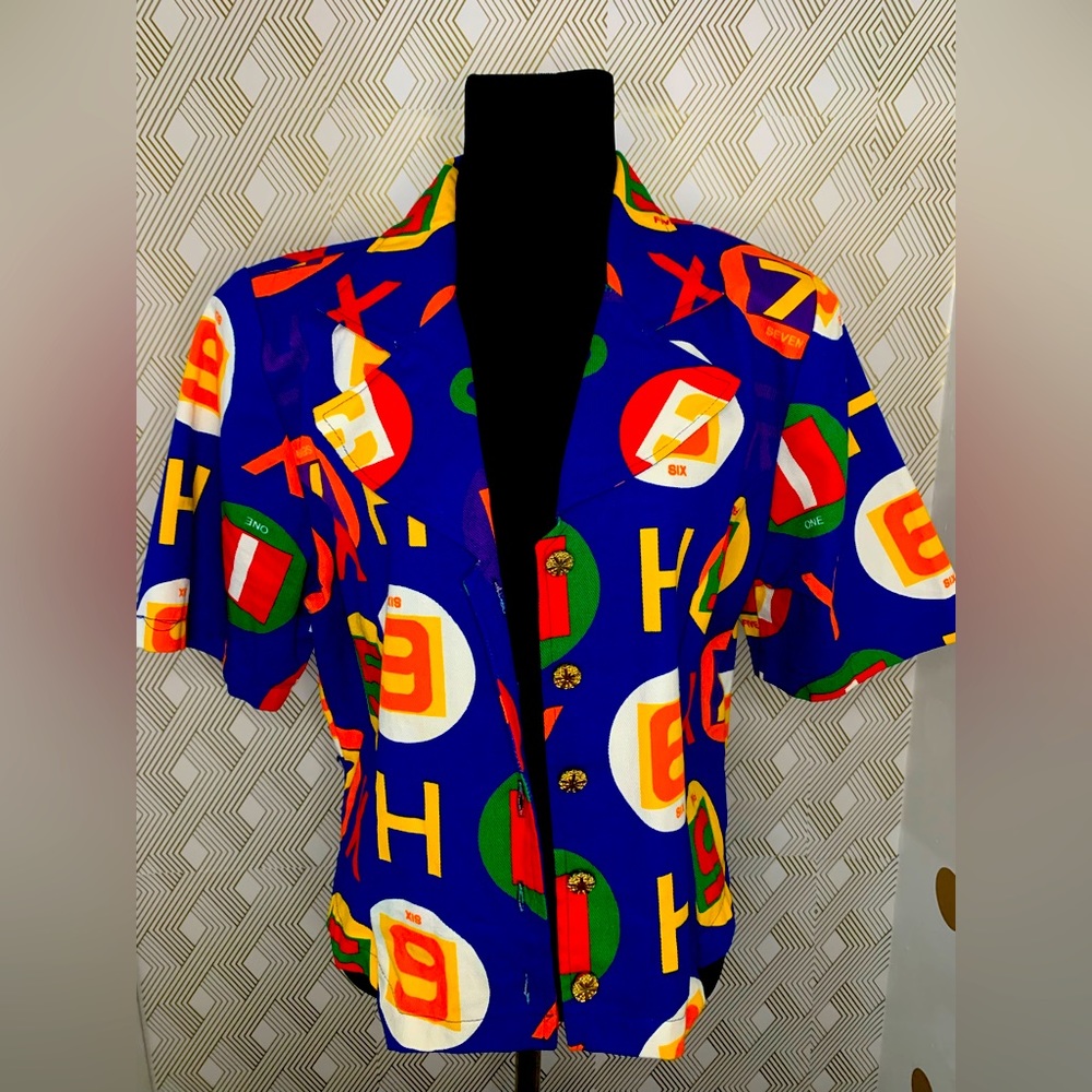 Mode Sara of California colorful jacket blazer - Size: Large